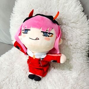 15'' Darling In The Franxx 02 Zero Two Plush Doll Pillow